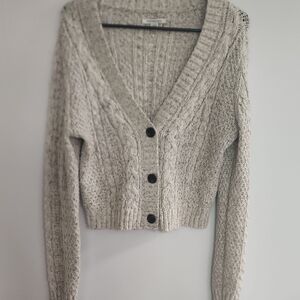 American Eagle Cropped Cardigan Sweater